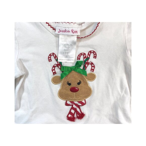 DRESS, 3T, JESSICA ANN, Christmas reindeer - Picture 4 of 4